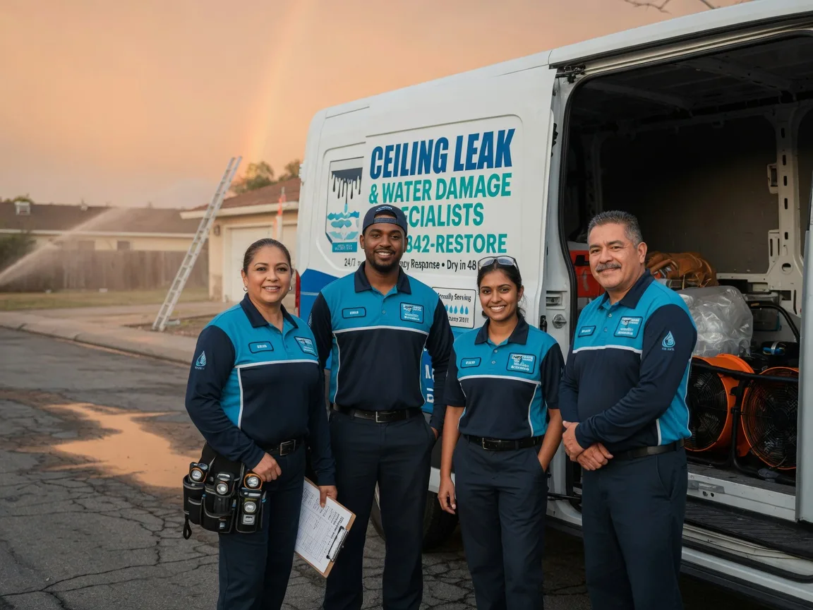 Ceiling Leak Cleanup company in East China, MI