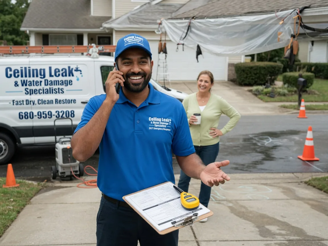 Ceiling Leak Cleanup East China, MI FAQs